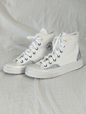 Converse Renew Chuck 70 High Top Stitched White Women 5.5 Men 3.5